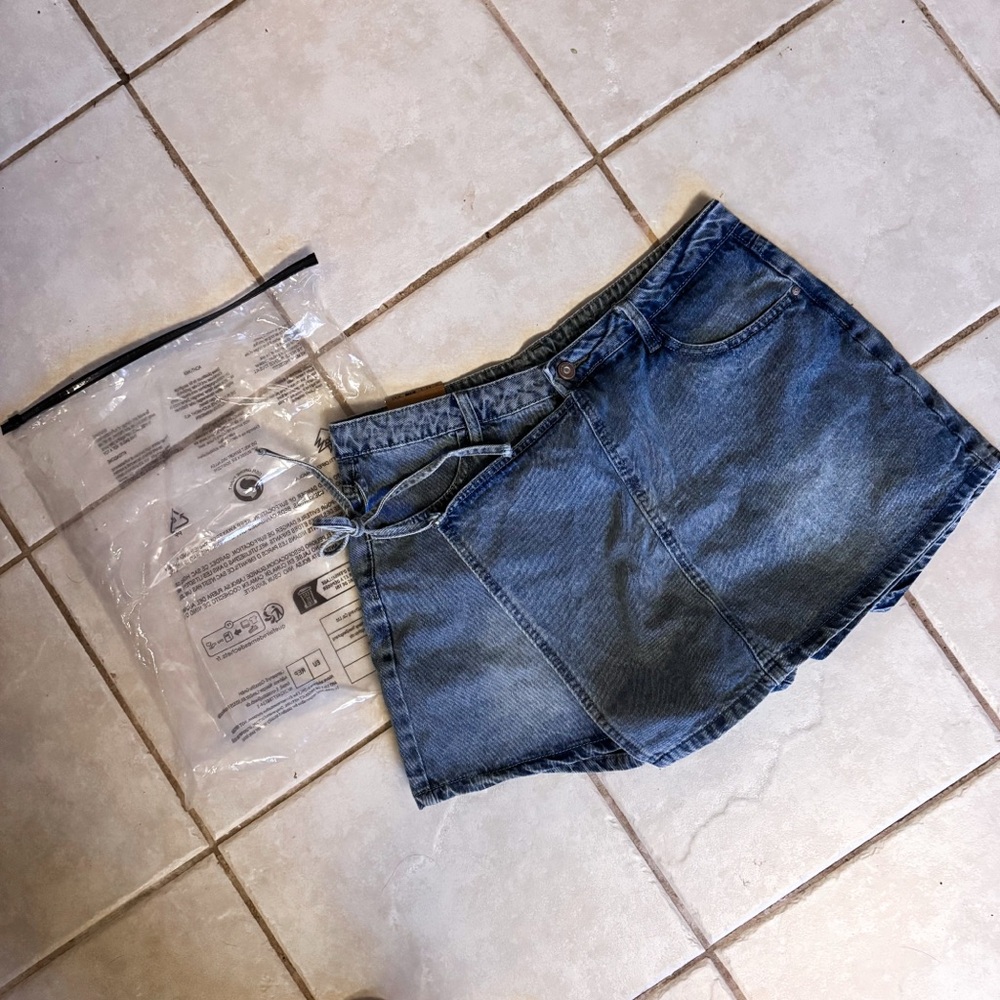 Temu • Denim Skort